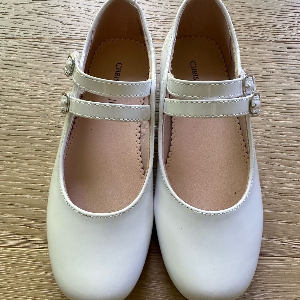 White Kids dress Shoes